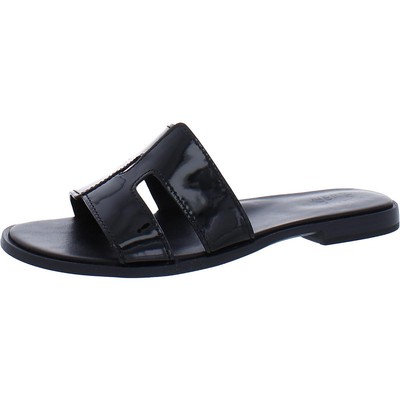 Женские босоножки Naturalizer Womens Fame из черной кожи, размер 13, Средний размер BHFO 3460