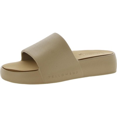 

Женские сандалии на платформе Yellow Box Torrey Tan 10 Medium (B,M) BHFO 1738, Sand, Torrey