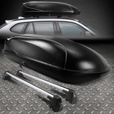 ДЛЯ 09-15 BMW X1 ПАРА АЛЮМИНИЕВЫХ ПОПЕРЕЧИН НА КРЫШЕ + ГРУЗОВОЙ ЯЩИК ЧЕРНОГО ЦВЕТА с КЛЮЧАМИ