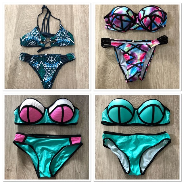 bikini brand with x logo