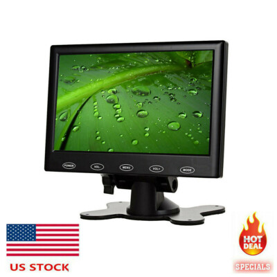 Portable Monitor 7''/9''/10.1'' LCD Display Screen with AV VGA HDMI Input for PC