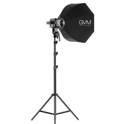 GVM LS-P80S 80 Вт мягкий светодиодный видеоосветитель со сбалансированным дневным светом и сетчатым софтбоксом