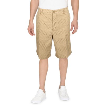 Повседневные эластичные шорты Dockers Mens Tan с принтом якоря, 44 BHFO 3412