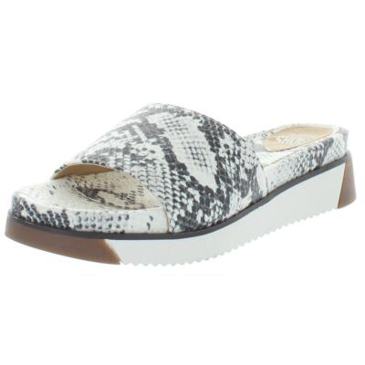 

JANE AND THE SHOE Женские белые шлепанцы Hannah 8 Medium (B,M) BHFO 7966, White snake