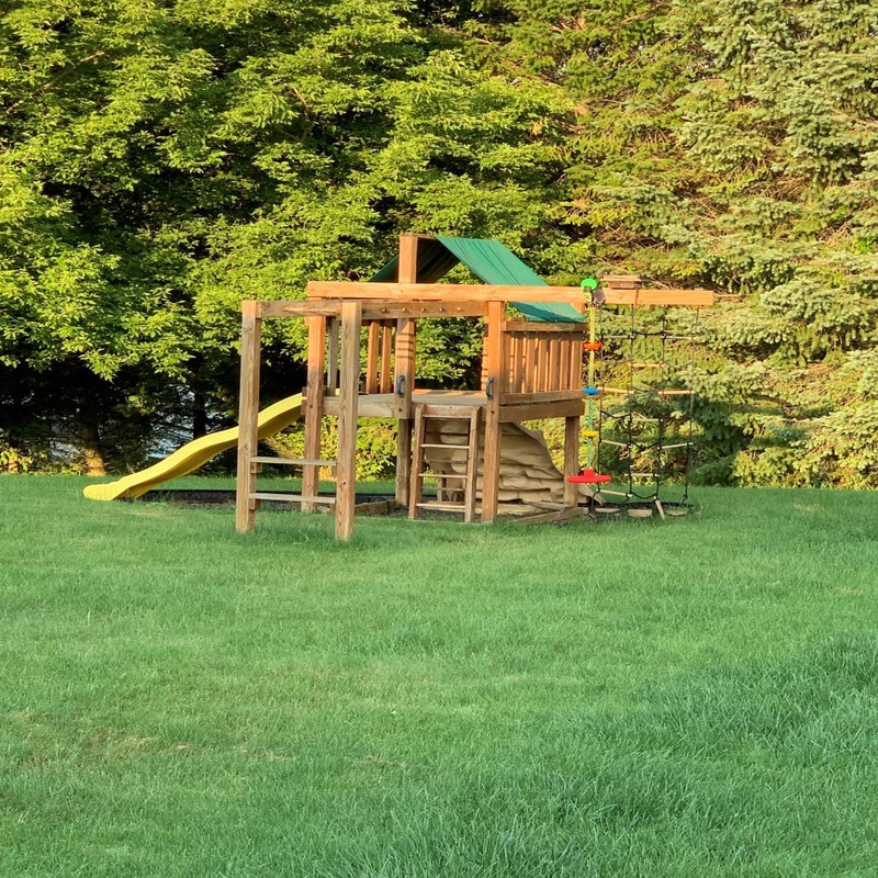 52 * 90 in Outdoor Swingset Shade Kids Playground Roof Canopy Waterproof Cover