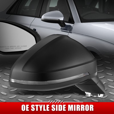 ДЛЯ 17-19 AUDI A4 S4 OE STYLE С ЭЛЕКТРОПРИВОДОМ + ОБОГРЕВОМ + УКАЗАТЕЛЬ ПОВОРОТА ЗЕРКАЛА ПРАВОЙ БОКОВОЙ ДВЕРИ