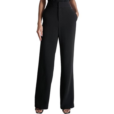 DKNY Womens Black Pocket Baggy Wear to work Trouser Pants 14 BHFO 3746