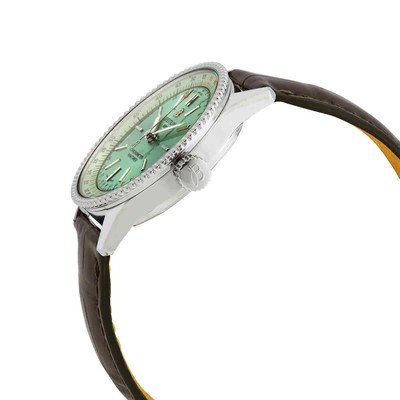 Pre-owned Breitling Navitimer Automatic Chronometer Green Dial Unisex Watch A17395361l1p2