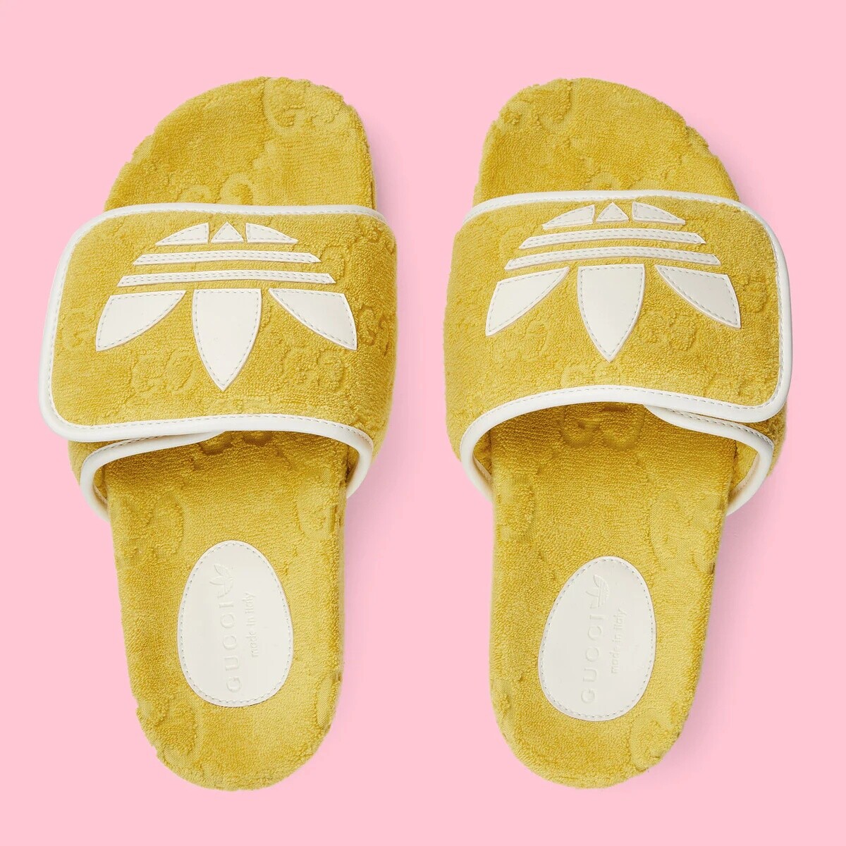 靴 Gucci Adidas GG monogram Slide Mesa UK12 Gucci x Adidas Originals - Monogram Slide Mesa Beige Cloth