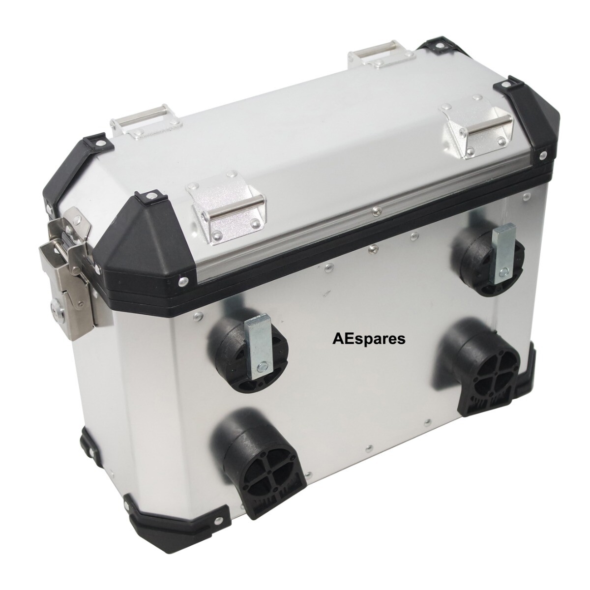 Fits Royal Enfield Himalayan 411 Aluminium Panniers Silver Box Packed Pair