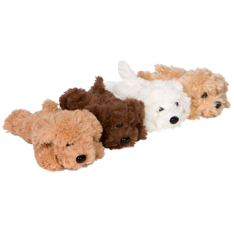 Dog Stuffed Animals for Girls Ages 3-8 - Mommy Labradoodle with 4 Puppies- Magic