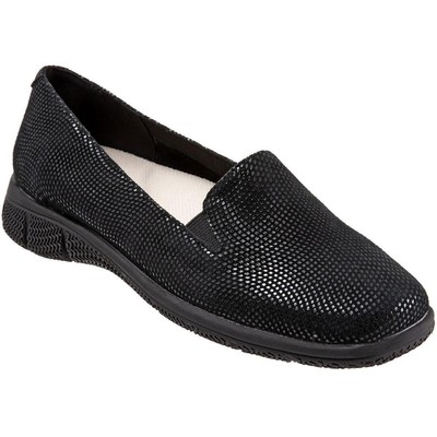 Женские универсальные черные кроссовки-слипоны Trotters шириной 9 см (C, D, W) BHFO 9502