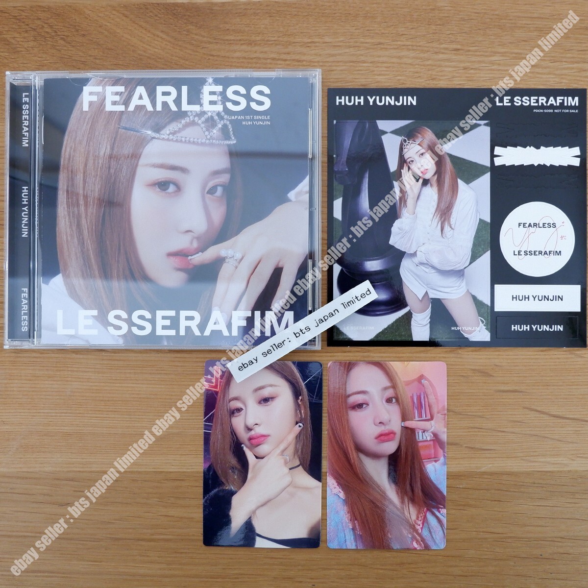 ユンジン FEARLESS JP CD トレカ ユンジン FEARLESS JP CD トレカ LE SSERAFIM Yunjin FEARLESS