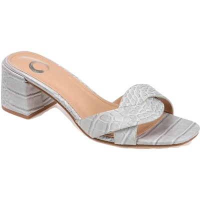 

Женские серые шлепанцы Journee Collection Perette 7.5 Medium (B,M) BHFO 4307, Grey, Perette