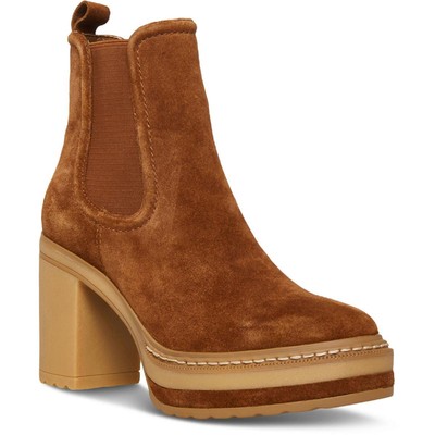 

Женские коричневые замшевые ботильоны Steve Madden Lexa 8, средние (B,M) BHFO 2373, Chestnut suede