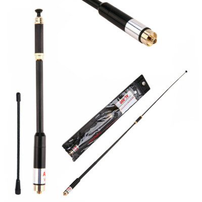 800 VHF UHF long range telescopic antenna SMA female Walkie Talkie BAOFENG UV-5R