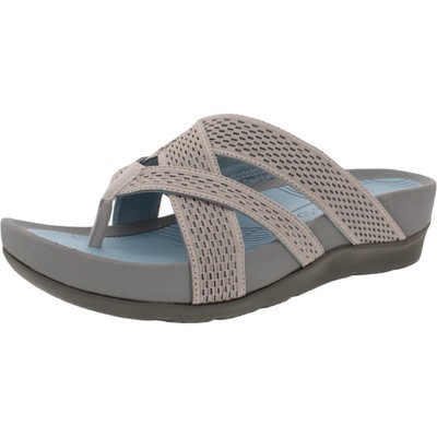Женские босоножки на танкетке с ремешками Baretraps Agatha Gray 6.5 Medium (B,M) BHFO 3021