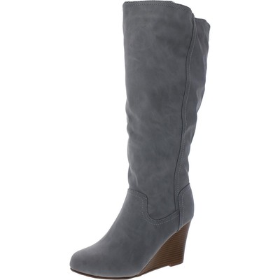 

Женские серые сапоги до колена Journee Collection Langly 10 Medium (B,M) BHFO 2181, Grey, Langly