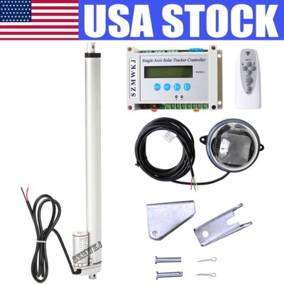 Complete 1KW Single Axis Solar Tracking System-Solar Panel Sunlight Tracker Kits