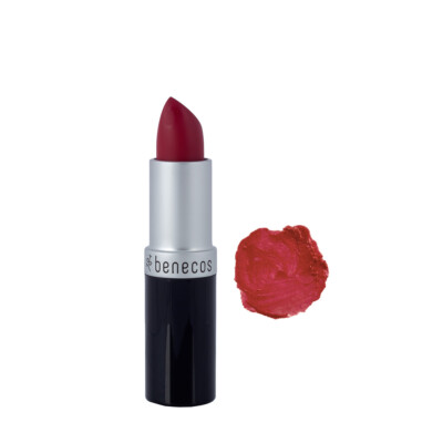 BENECOS NATURAL BEAUTY NATURAL LIPSTICK JUST RED - SOFT KISSABLE LIPS