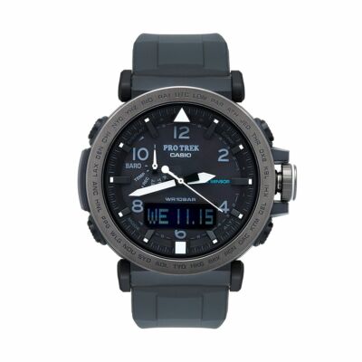 NEW Casio PRO TREK Triple Sensor Analog-Digital Solar Silicone Watch PRG-650Y-1