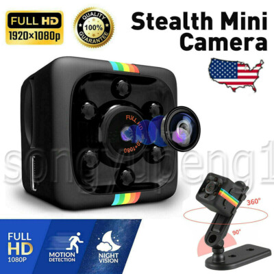 COP Mini CAM Security Camera Video Motion Detection 32GB TF Card SQ11 1080p