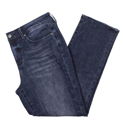 NYDJ Женские джинсы Sheri Blue Denim с прямыми щиколотками 10 BHFO 6271