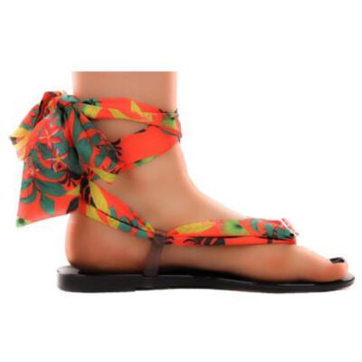 INC Womens MALANAF Multi FLAT Thong Sandals Shoes 8 Medium (B,M) BHFO 2818