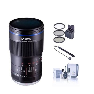Venus Laowa 100mm f/2.8 2x Ultra Macro APO Lens for Pentax K w/Accessories Kit