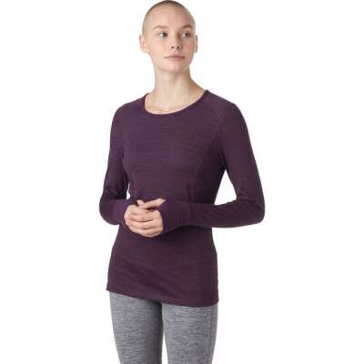 Terramar Cloud Nine Crew Top — женский Blackberry Melange, XL