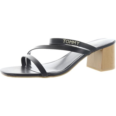 Tommy Hilfiger Женские сандалии Olinda Black Mule 8 Medium (B, M) BHFO 7909