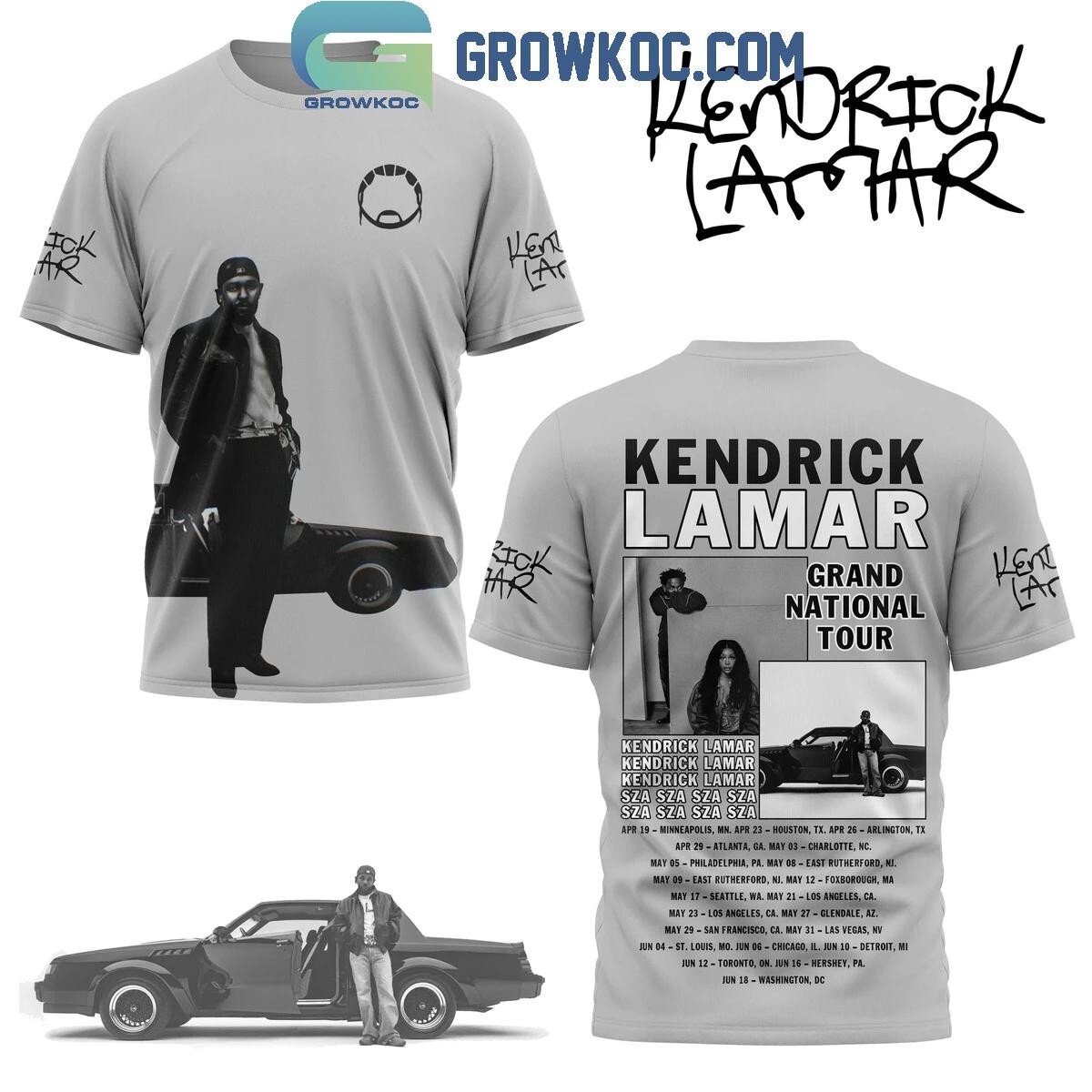kendrick lamar USツアー merch ケンドリックラマーがツアーマーチのオンライン販売を開始