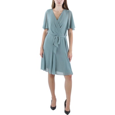 Женское зеленое миди-платье-сорочка Lauren Ralph Lauren 12 BHFO 6801