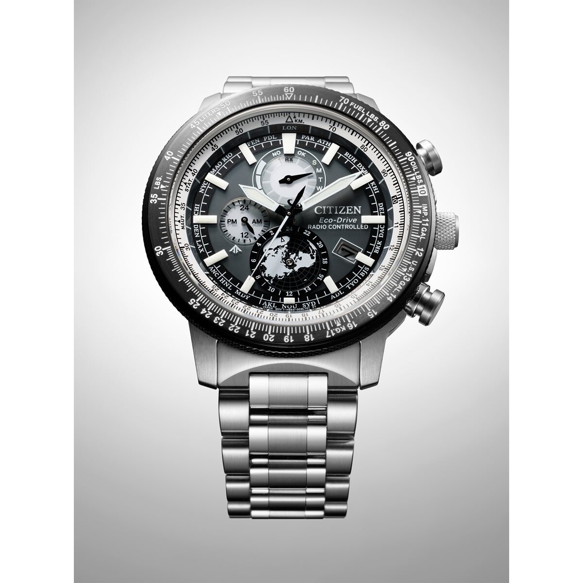 Pre-owned Citizen Promaster Sky Geo Trekker Direct Flight Watch Men's By3006-53h 2024