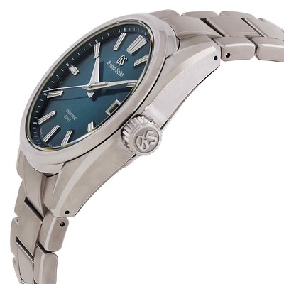 Pre-owned Grand Seiko Evolution 9 Spring Drive 'atera Valley' Automatic Blue Dial Men's