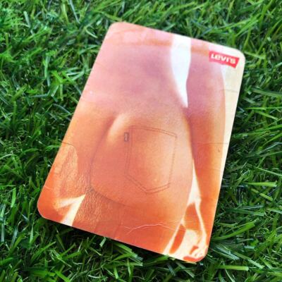 Levi's Ida Van Bladel 501XX Denim Jeans Hip Nude Pocket Calendar