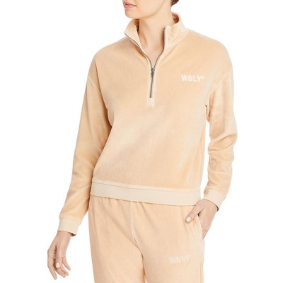 Женская удобная толстовка WSLY из эко-плюша и оранжевого велюра Loungewear XS BHFO 0168