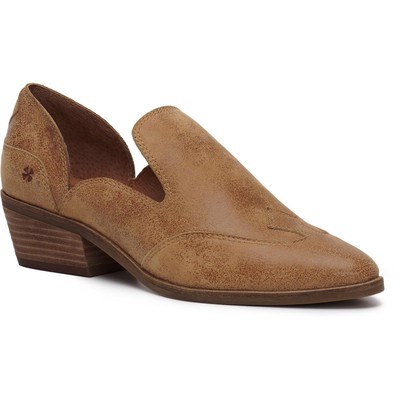 Lucky Brand Womens Merlyin Brown Leather Loafers Shoes 7 Medium (B,M) BHFO 1572