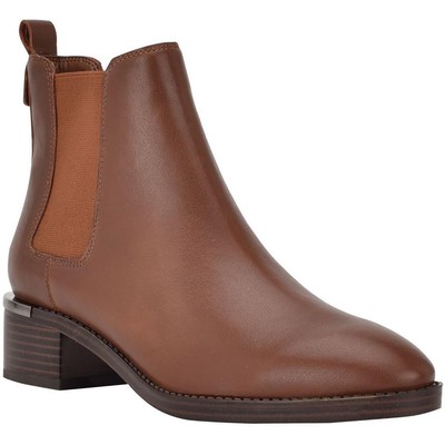 Calvin Klein Женские демисезонные коричневые ботильоны Shoes 5 Medium (B,M) BHFO 7674