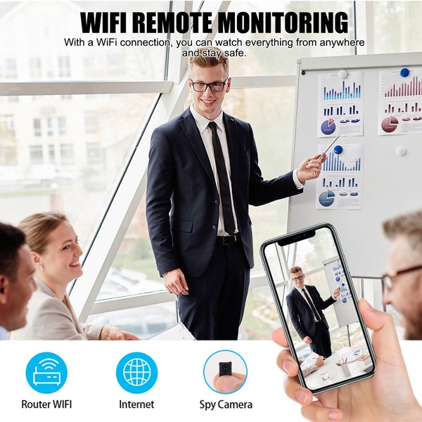 1080P HD Wireless Mini WIFI screw Hidden Nanny Spy DIY Camera Pinhole DVR cam - Image 31