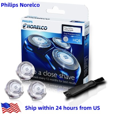 HQ8 Replacement Heads for Philips Norelco Aquatec Shavers,Upgraded Dual-Precisio
