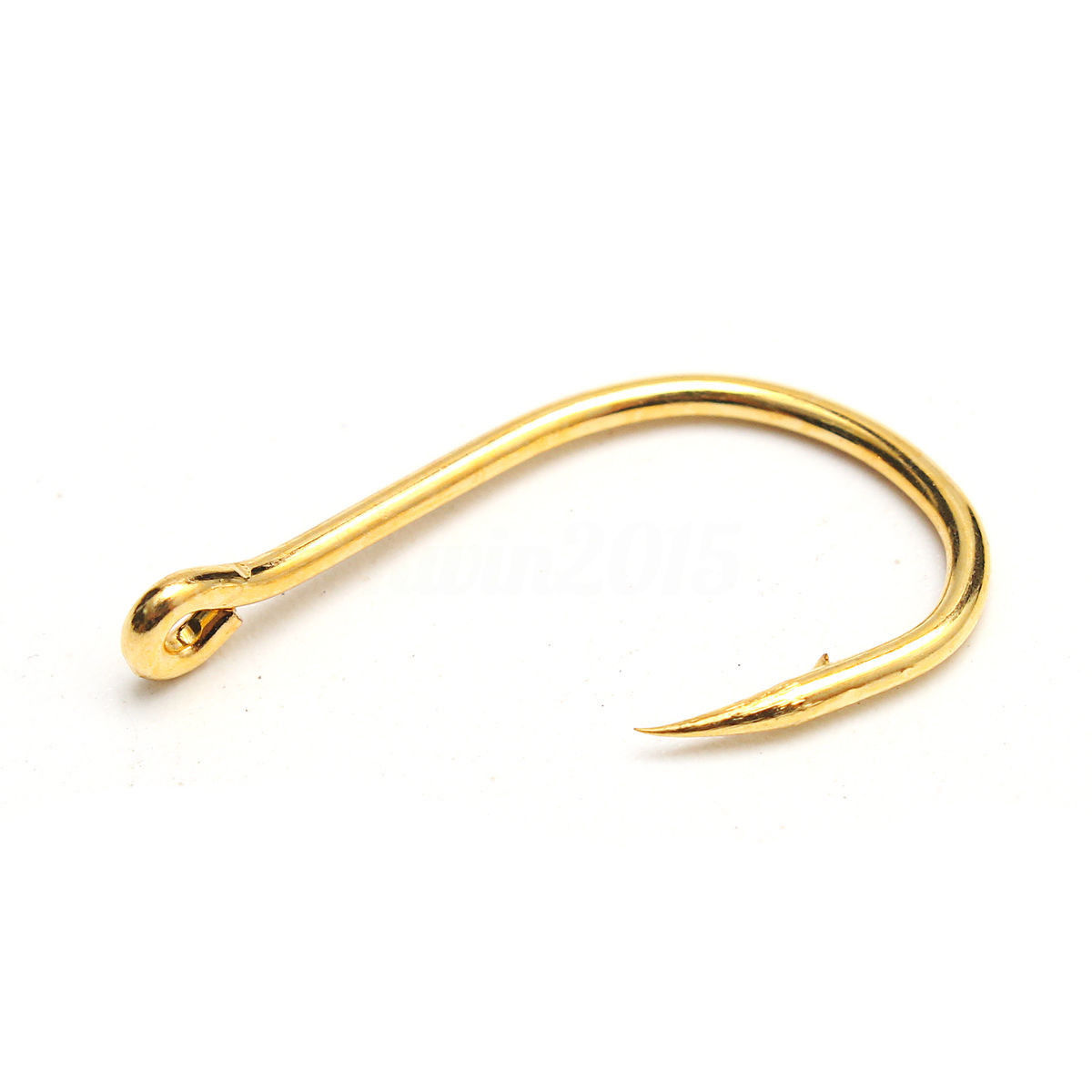 Gold 500Pcs/Lot Fishing Hooks High Carbon Steel Sharpened Fishing Hook