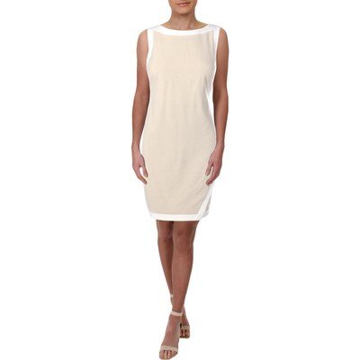 

Женское бежевое облегающее платье Lauren Ralph Lauren  BHFO 4423, Vanilla/white