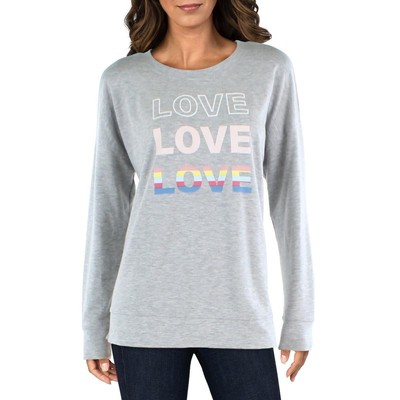 

Женская серая трикотажная футболка с рисунком Karl Lagerfeld Paris  BHFO 4393, Grey