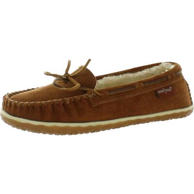 

Женские коричневые мокасины Minnetonka Tilia на плоской подошве 10, средние (B,M) BHFO 2408, Cinnamon