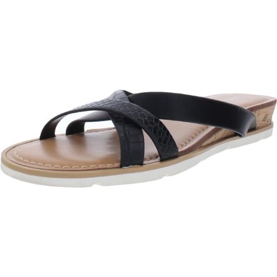 

Женские черные шлепанцы Nine West Dallan 3, туфли 8, средние (B,M) BHFO 8879, Black multi