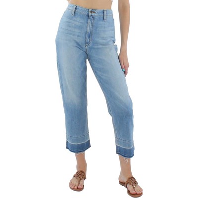 

Женские укороченные джинсы Joes The Jane Blue Denim с высокой посадкой и необработанным краем  BHFO 0647, Yenz, The Jane