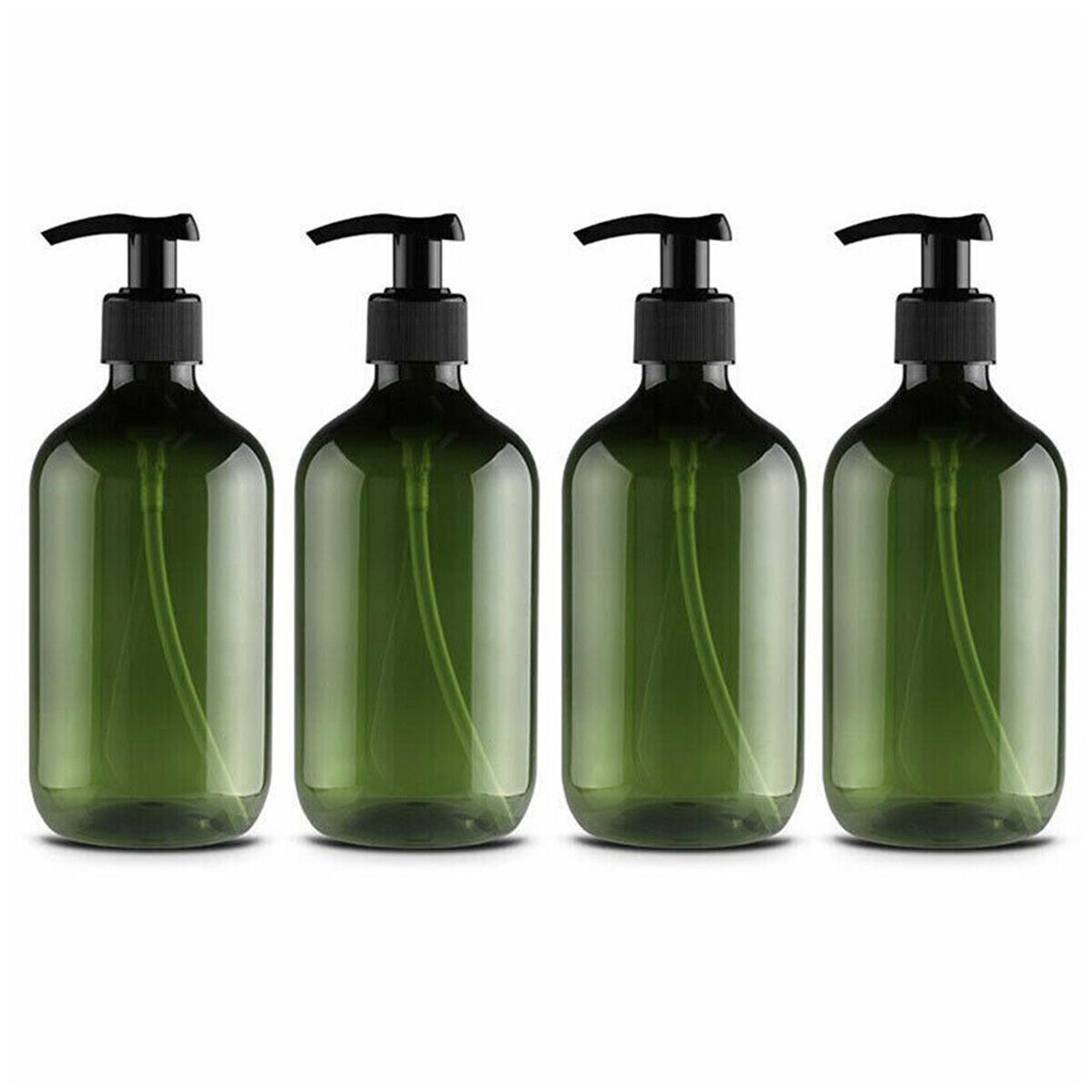 4x Hand Pump Bathroom Liquid Soap Normal Dispenser Shampoo Bottle 300/500ML