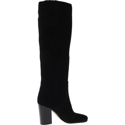 Pre-owned Michael Kors Kors  Womens Leigh Black Knee-high Boots 6 Medium (b,m) Bhfo 1465