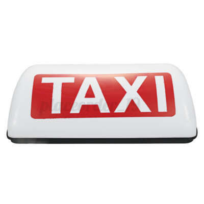 12V Auto Taxi Dach Kuppel Schild Magnetfuß Taxameter Cab Oberteil Lampe